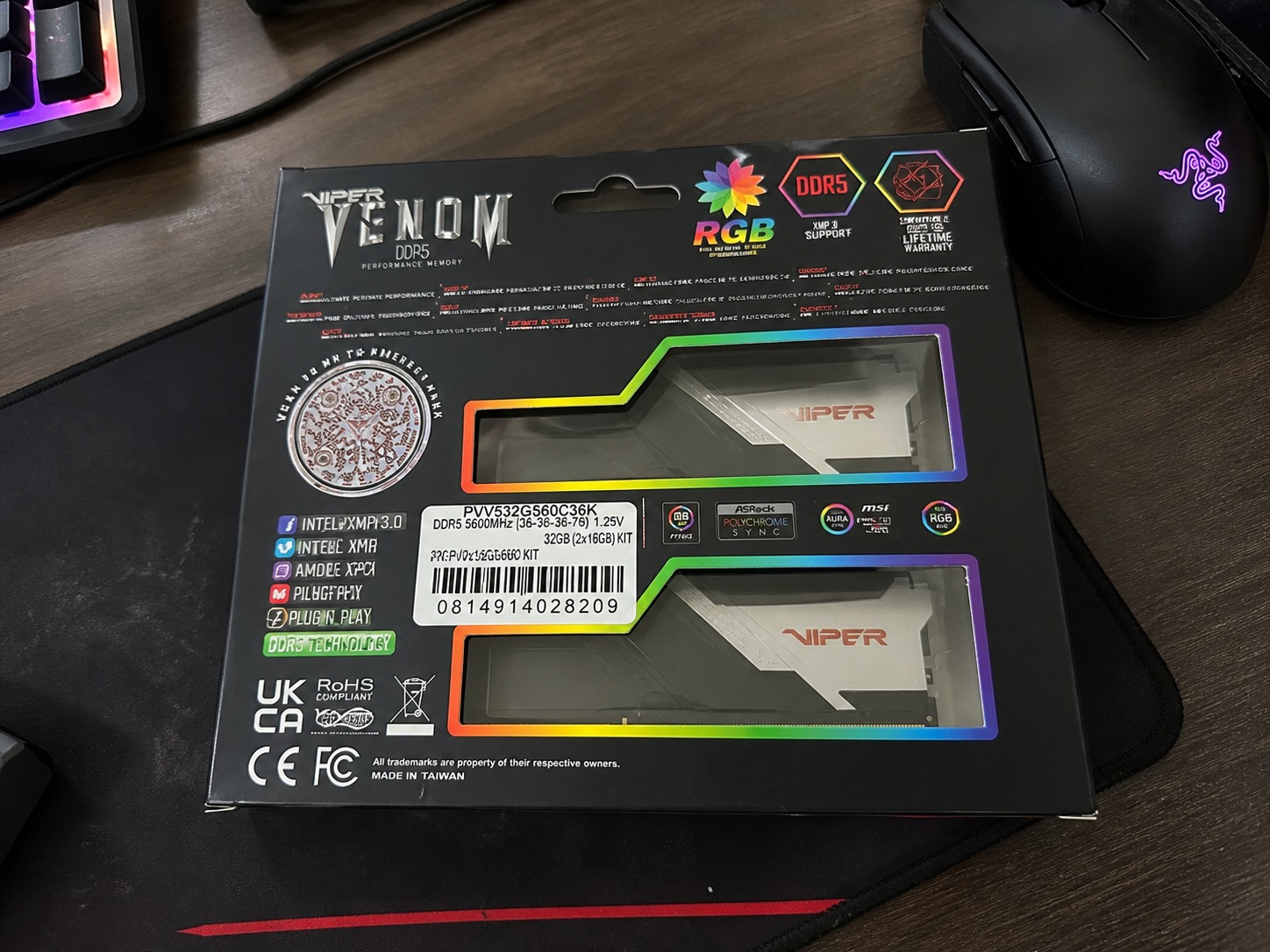 Kundenrezension Viper Venom DDR5